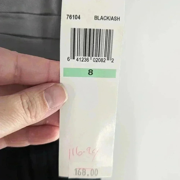 MAGGY LONDON 100% SILK COCKTAIL CLASSIC SLEEVELES KNEE LENGHTH BLACK DRESS 8 - Picture 6 of 14